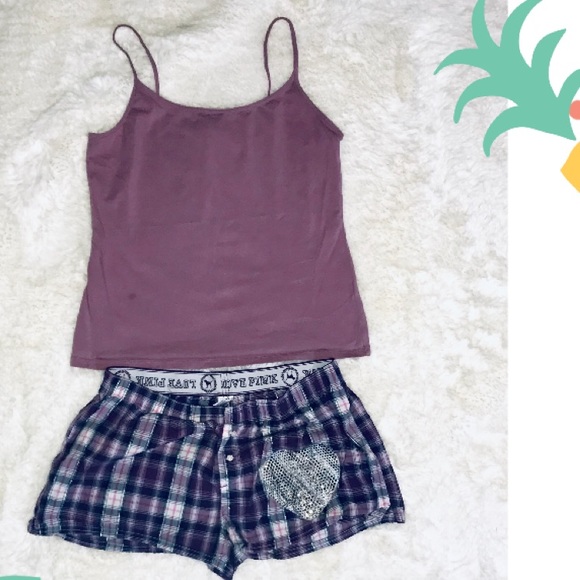 PINK Victoria's Secret Other - 3/$55 Pink Victoria’s Secret short H&M tank pj set